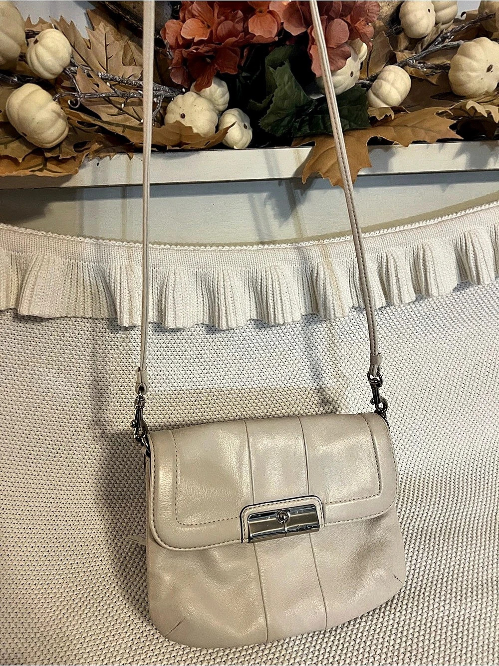✨ NWOT Coach Kristin Leather Petite Crossbody / Clutch ✨
